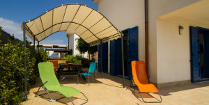 Zona relax con gazebo